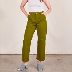 Big Bud Press Work Pants in Olive Green